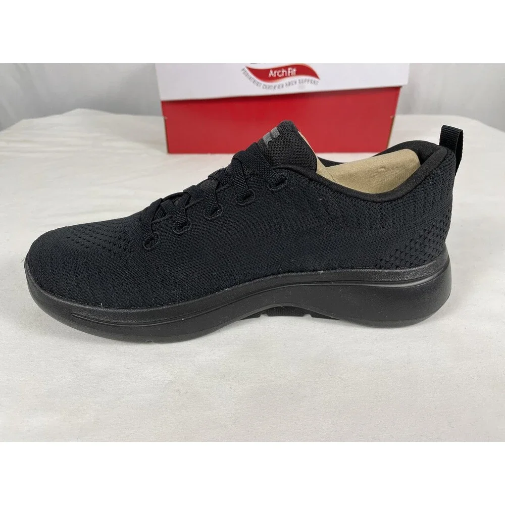 Skechers GO WALK Arch Fit Grand Select Athletic Shoes Men's 7.5 Black 216126 BBK